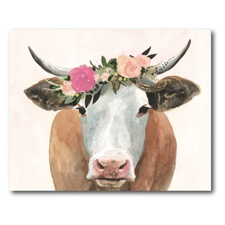 Spring On The Farm III 16" X 20" Gallery-Wrapped Canvas Wall Art 3 Spring On The Farm III 16" X 20" Gallery-Wrapped Canvas Wall Art
