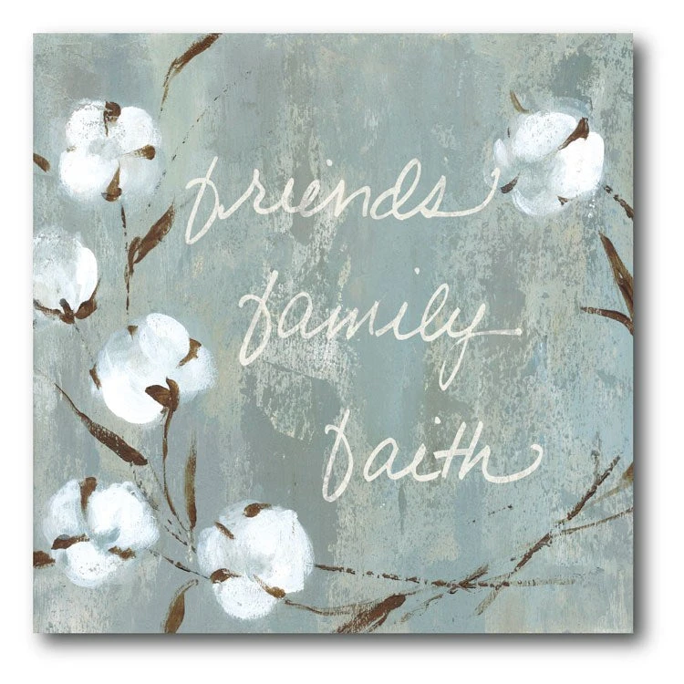 Cotton Friends 30" X 30" Gallery-Wrapped Canvas Wall Art 3 Cotton Friends 30" X 30" Gallery-Wrapped Canvas Wall Art