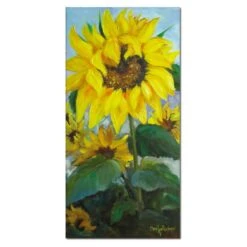 Sunflowers I 24" X 48" Gallery-Wrapped Canvas Wall Art