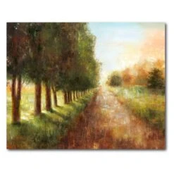 Country Church 16" X 20" Gallery-Wrapped Canvas Wall Art