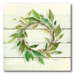 Wreath 30" X 30" Gallery-Wrapped Canvas Wall Art