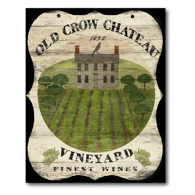 Old Crow Chateau 16" X 20" Gallery-Wrapped Canvas Wall Art 3 Old Crow Chateau 16" X 20" Gallery-Wrapped Canvas Wall Art