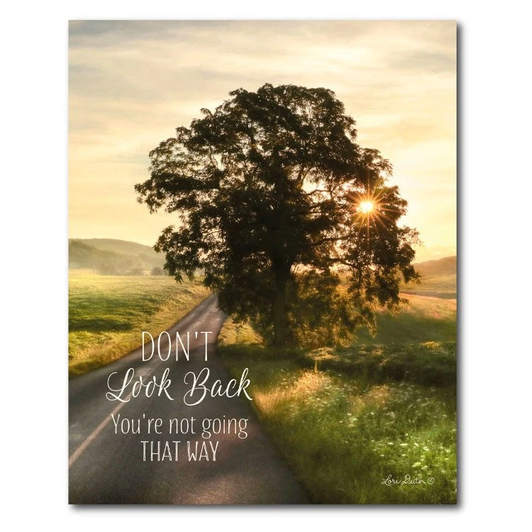 Don't Look Back 16" X 20" Gallery-Wrapped Canvas Wall Art 3 Don't Look Back 16" X 20" Gallery-Wrapped Canvas Wall Art