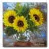 Sunflowers V 16" X 16" Gallery-Wrapped Canvas Wall Art 1 Sunflowers V 16" X 16" Gallery-Wrapped Canvas Wall Art -Courtside Market 797647 4fb115b1 b996 444c 92b6 ca1d27da2153