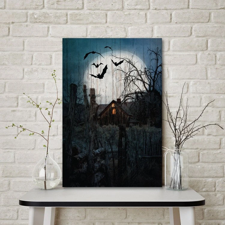 Spook House 24" X 36" Gallery-Wrapped Canvas Wall Art 4 Spook House 24" X 36" Gallery-Wrapped Canvas Wall Art - Image 2