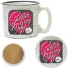 Courtside Market Strawberry Shortcake Sweeter Every Day Polkadots 15 Oz Mug & Ceramic Coaster Set -Courtside Market GUEST 537ee386 ea49 4602 9e49 da6f9f379db0