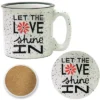 Courtside Market Inspiration Love I Red Flowers 15 Oz Mug & Ceramic Coaster Set -Courtside Market GUEST 5ad5909a 71d6 4a36 a8c7 4d6bc69a4c3e