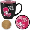 Courtside Market Strawberry Shortcake Love You Berry Much 16 Oz Mug & Ceramic Coaster Set -Courtside Market GUEST 6c5be591 6e2b 4713 ae51 7f7a6a9dc643