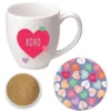 Courtside Market Candy Hearts XOXO 16 Oz Mug & Ceramic Coaster Set -Courtside Market GUEST a424453c 4de0 405c 9df2 cc477ea48e4b