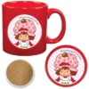 Courtside Market Strawberry Shortcake Vintage 20 Oz Mug & Ceramic Coaster Set -Courtside Market GUEST ad6d791d a0ed 4fe8 888b d79686c51f46