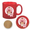 Courtside Market Strawberry Shortcake Pink Cat 20 Oz Mug & Ceramic Coaster Set -Courtside Market GUEST c9059a25 d0ee 4a86 8e39 c37c7075212c
