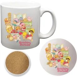 Courtside Market Strawberry Shortcake The World Of 20 Oz Mug & Ceramic Coaster Set